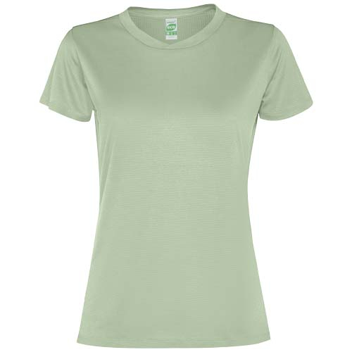 T-shirt de sport personnalisé pour femme 100g Slam ROLY Vert brume